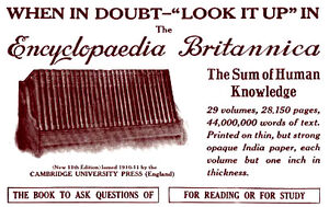 Ad Encyclopaedia-Britannica 1913