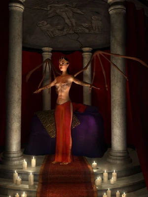 Η μυστικιστική Λίλιθ Καλλιτεχνική αναπαράσταση