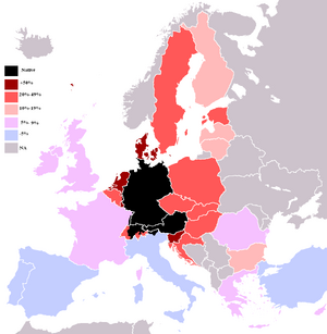 Knowledge German EU map