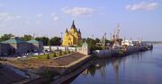 Nizhny Novgorod Alexander Nevsky Cathedral at Strelka