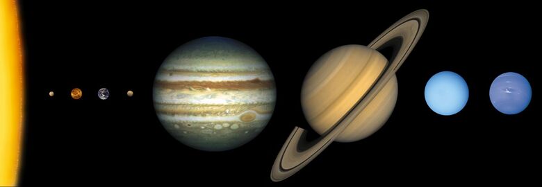 Solar system scale-2