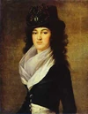 Princess Anna Gagarina (1777-1805) by Jean-Louis Voille