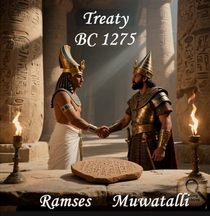 
(αυθαίρετη σύγχρονη αναπαράσταση)

μεταξύ
του 
και 
του  