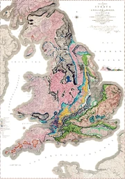 Geological map Britain William Smith 1815