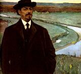 Mikhail Nesterov self-portrait