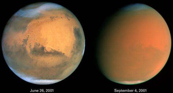 Mars duststorm