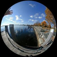 Fisheye photo