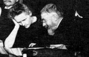 Curie and Poincare 1911 Solvay