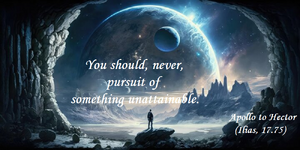   

"Ἕκτορ νῦν σὺ μὲν ὧδε θέεις ἀκίχητα διώκων"
~ Ιλιάς Ρ