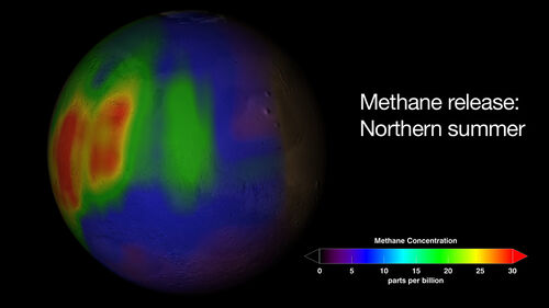 Martian Methane Map