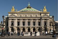 Paris Opera full frontal architecture, May 2009