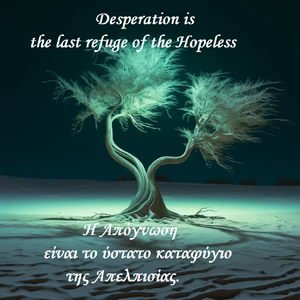   Απόγνωση (desperation)