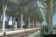 Oriente Station Lisboa roof