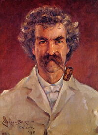 Beckwith Mark Twain Portrait