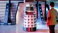 A new and improved Supreme Dalek emerges from the Progenitor Chamber.