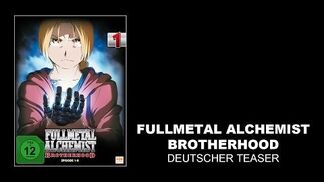 Fullmetal Alchemist Brotherhood (Deutscher Teaser)