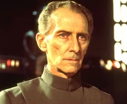 Grand Moff Tarkin on board the Death Star.