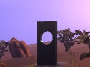 A monolith in Spore.