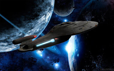 The USS Voyager.