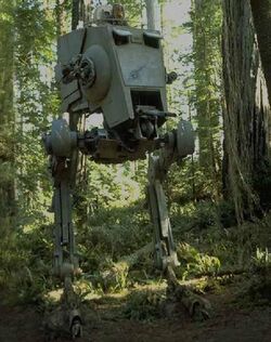 An AT-ST during the .