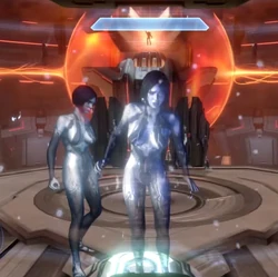  sondert vom Wahnsinn befallene Teile ab; im Hintergrund der 