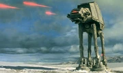 An Imperial AT-AT Walker on .