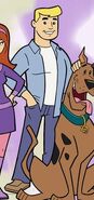 Fred kinézete a Bozont és Scooby-Doo c. sorozatban.