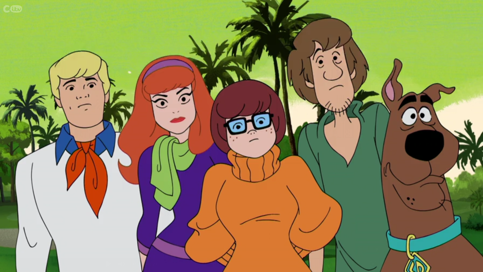 Скуби ду сцена. Скуби-Ду мультсериал 2019. Scooby Doo Mystery incorporated Фред. Скуби Ду профессор ха. Семья Скуби Ду.