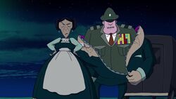 Mr. Glockenspiel unmasked as the Lieutenant
