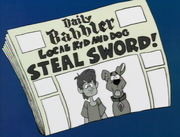 Shag and Scoob reported as sword thieves