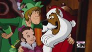 Bozont és Scooby a Scooby-Doo rémes karácsonya c. epizód végén.