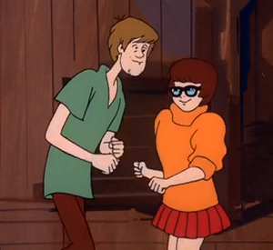 Shaggy dancing with Velma