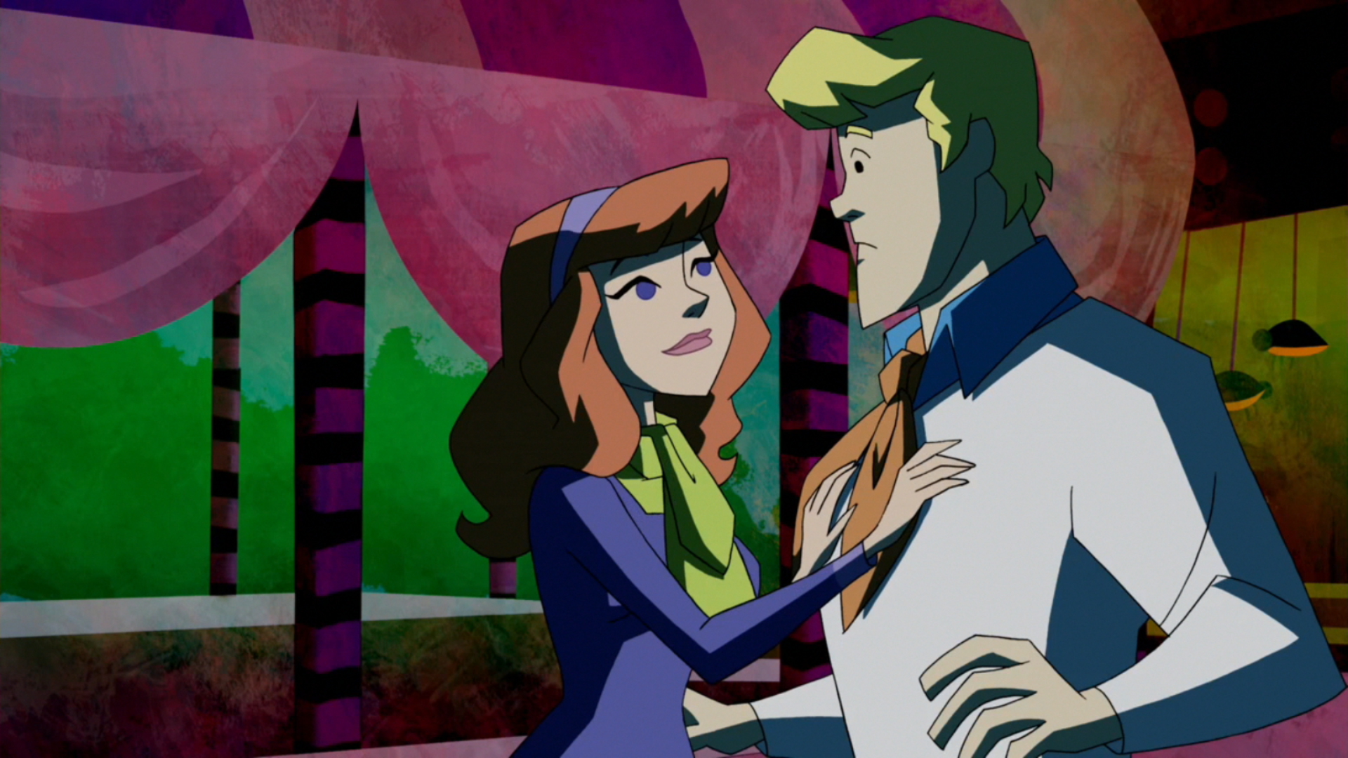 scooby doo mystery incorporated shaggy and daphne kiss