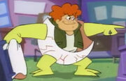 Red Herring as Eyeball Monster unmasked