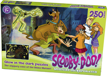 Paul Lamond - Scooby Doo Mystery Inc - Slippery Case of Slime Mutant - Glow In The Dark 250 Piece Puzzle - 01