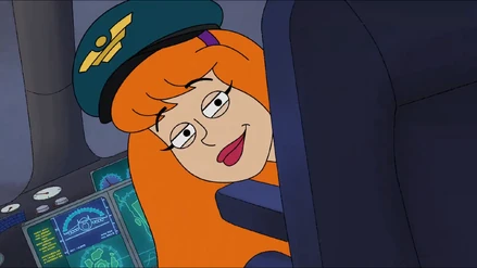 Daphne za sterami