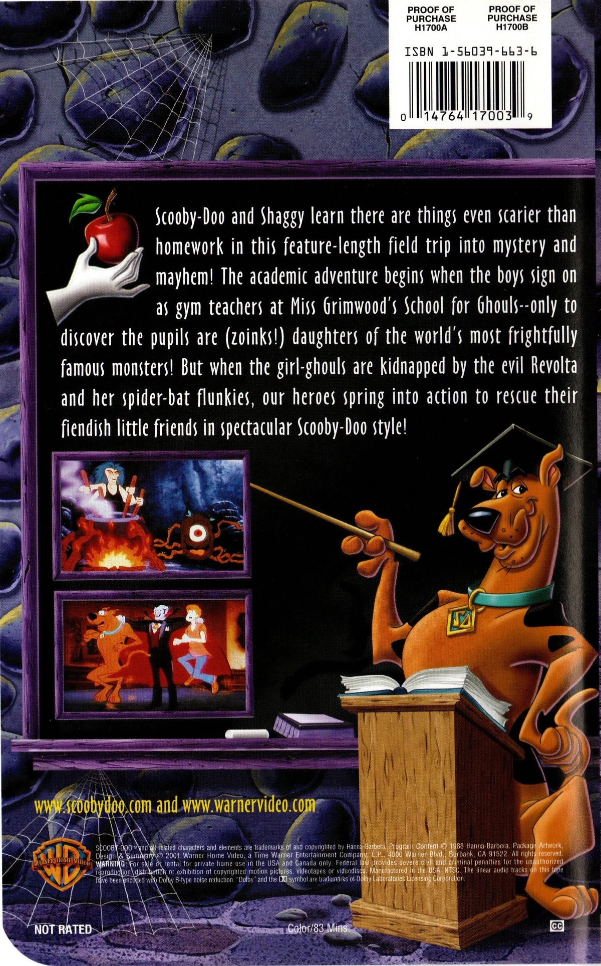 ScoobyDoo and the Ghoul School (VHS) Scoobypedia Fandom