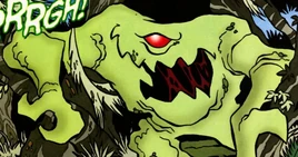 Swamp monster (Big Girls Don't Sneeze)