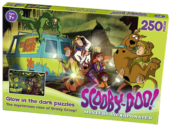 Paul Lamond - Scooby Doo Mystery Inc - Mysterious Case of Grady Creep - Glow In The Dark 250 Piece Puzzle - 01