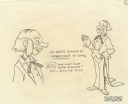 Knotts as Featherstone the butler