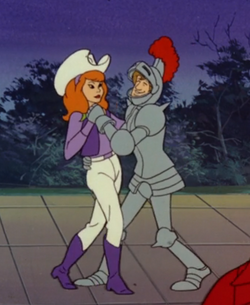 Shaggy and Daphne dancing