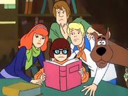 Stopklatka z pierwszego odcinka serialu Scooby Doo, gdzie jesteś?