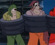Redbeard's crew captured.