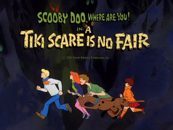 A Tiki Scare Is No Fair title card