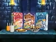 Monster cereal boxes