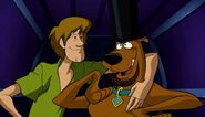 Scooby a Scooby-Doo a rivaldafényben c. filmben.