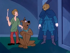 Shag and Scoob run into the Headless Horseman