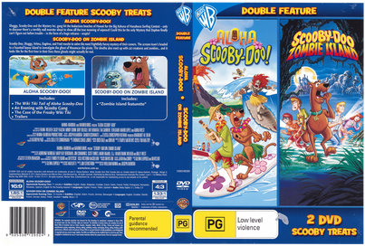 Aloha Scooby-Doo and Scooby-Doo on Zombie Island dvd cover