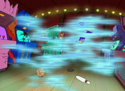 The Phantom Virus being destroyed