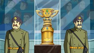 The Emperor's Cup on display